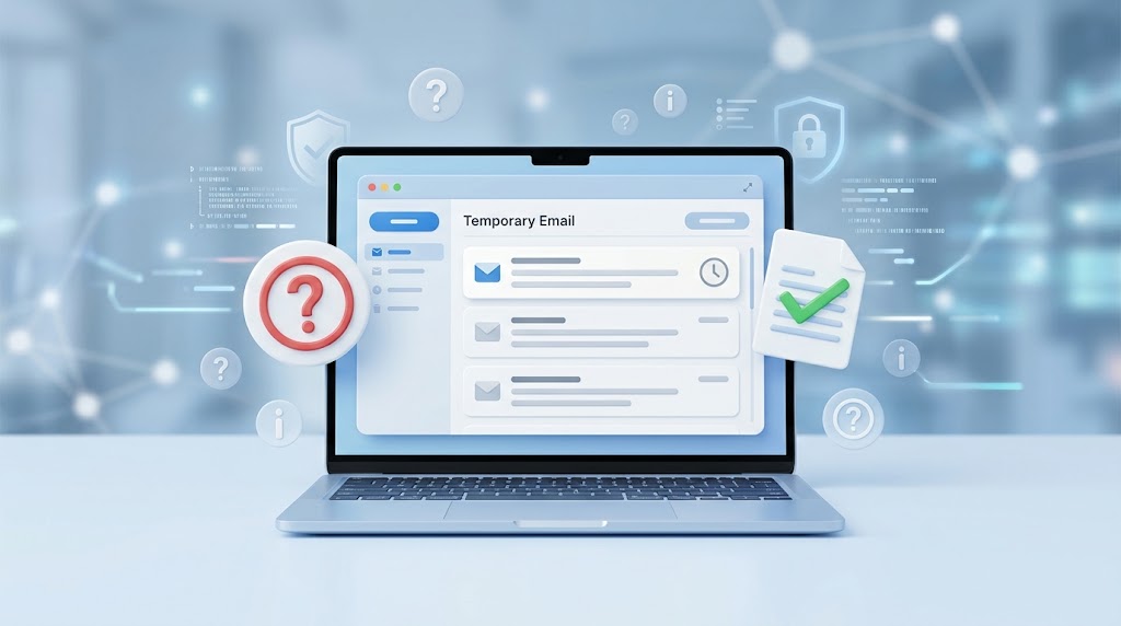 Common myths about temporary email — educational illustration